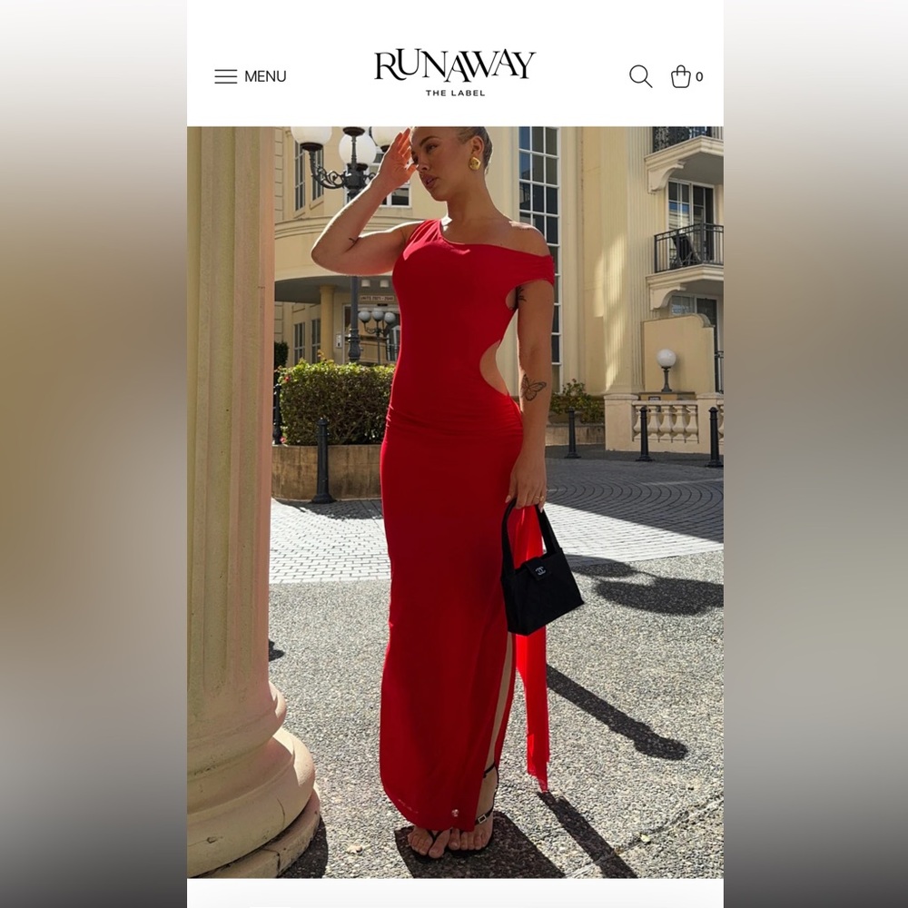 Black Maxi Dress with Removable Piece